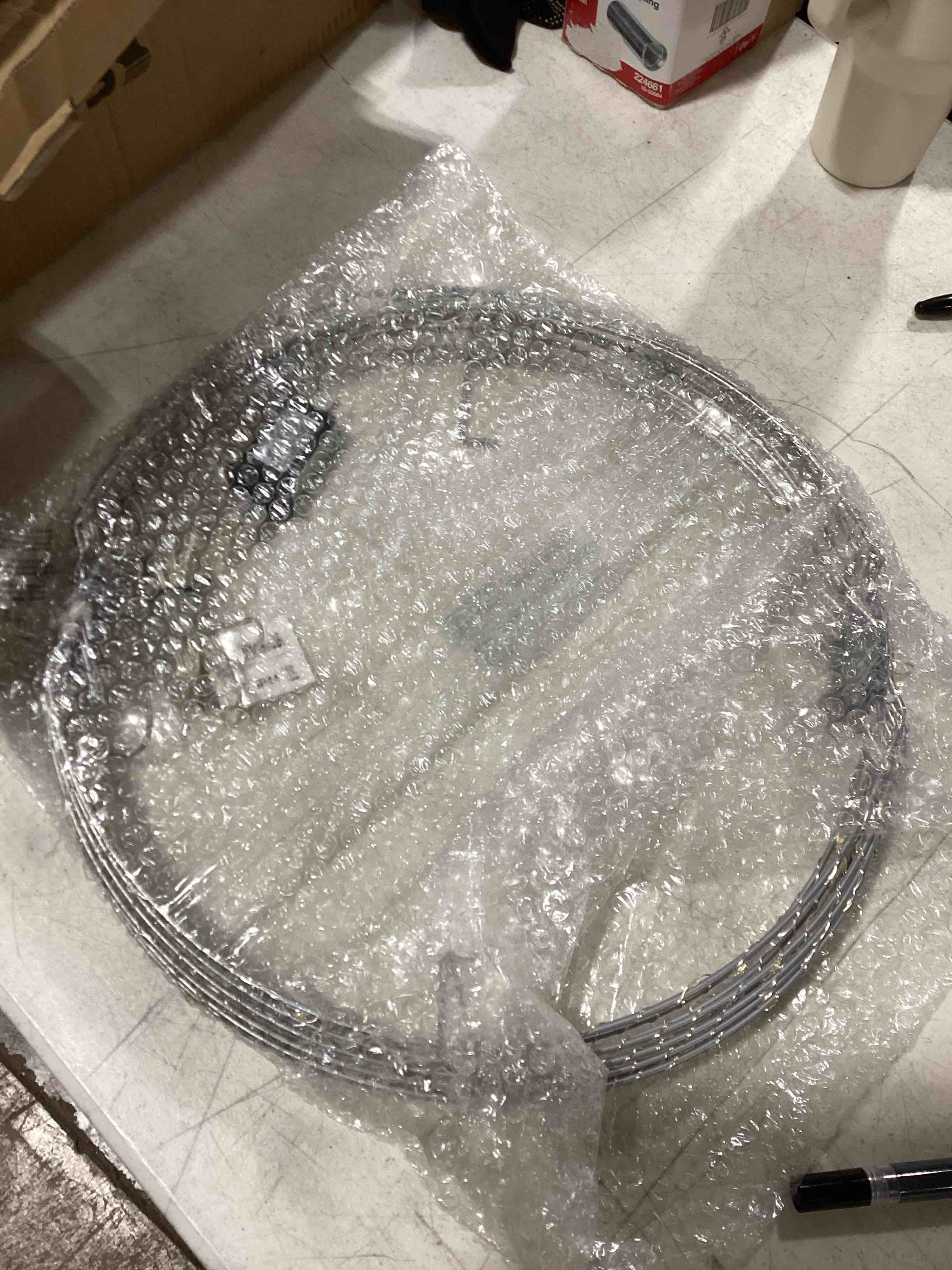 Whimsical Illuminated Metal Sphere With Warm White Micro Leds