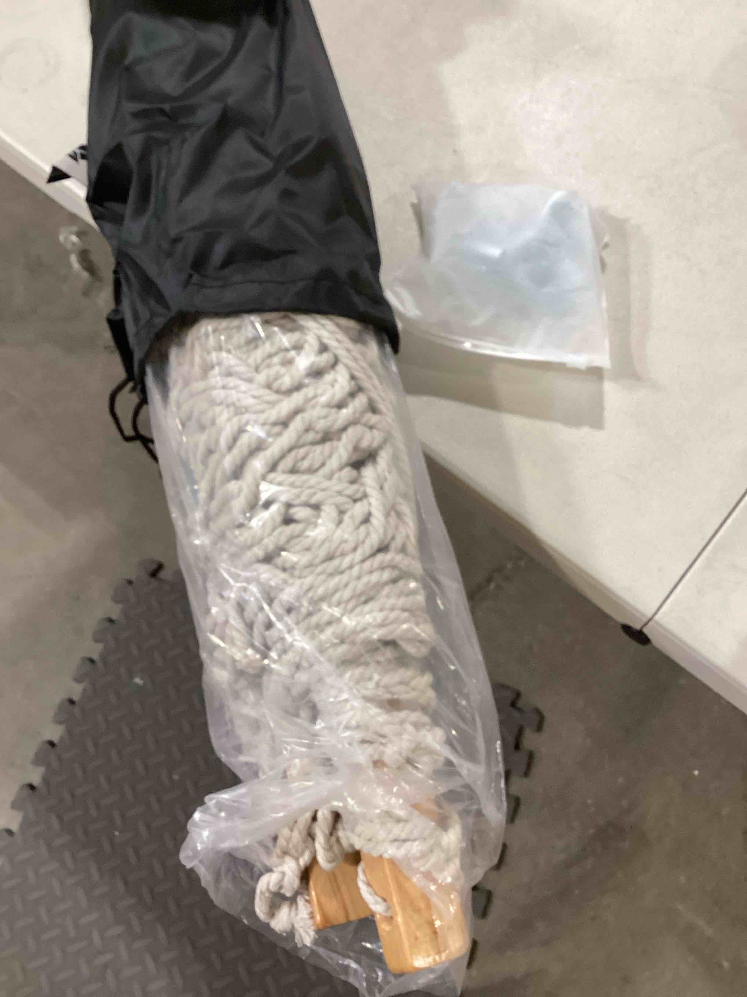 SUNCREAT Hammocks Traditional Rope Double Hammock with Hardwood