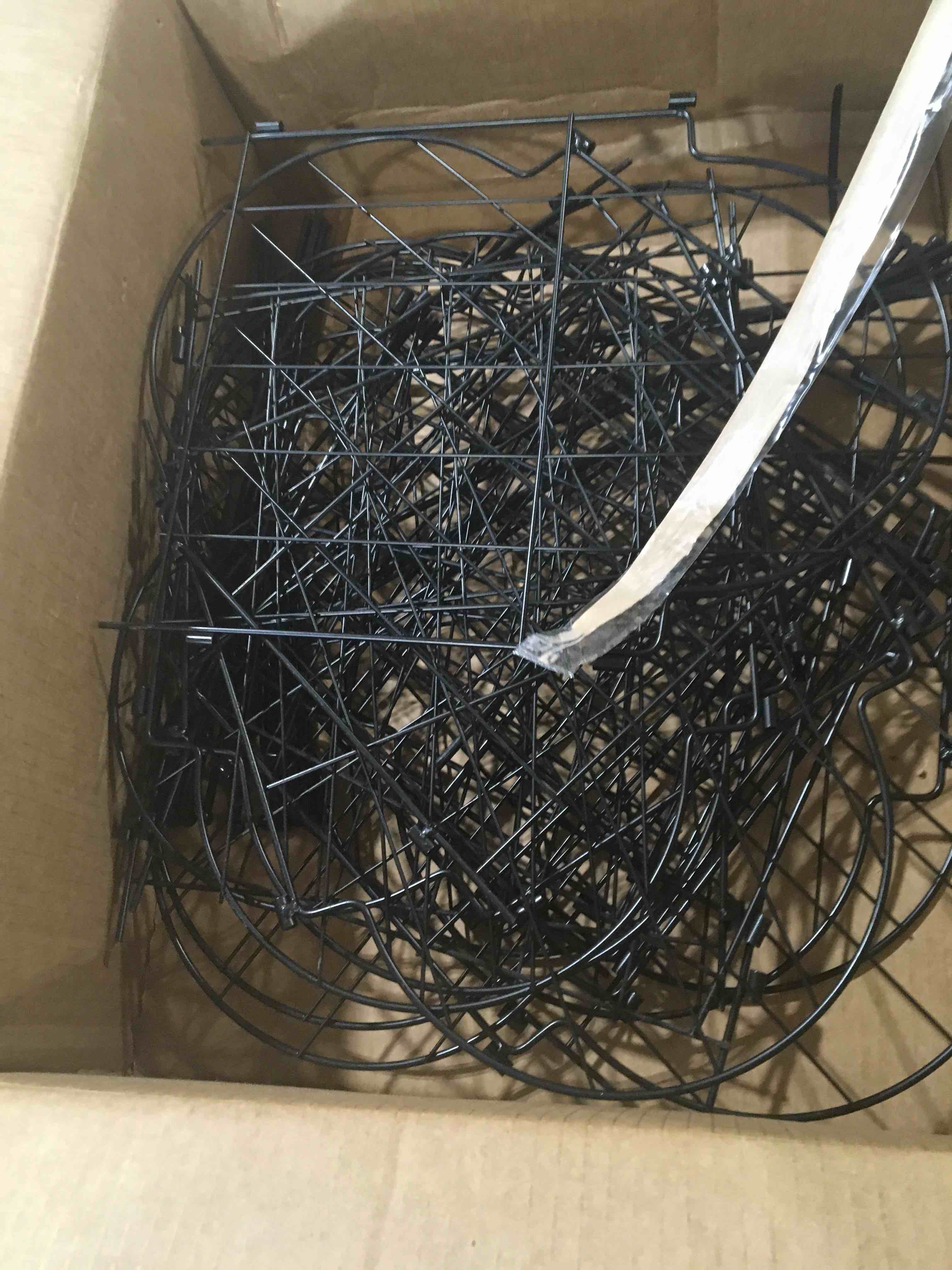 Garden Fence, 22 in(H) x 130 in(L) Arched Rustproof Metal No Dig Fence Garden Fence Border, Ground Stake Animal Barrier Fence for Rabbit Dog, Outdoor Decor for Yard & Patio