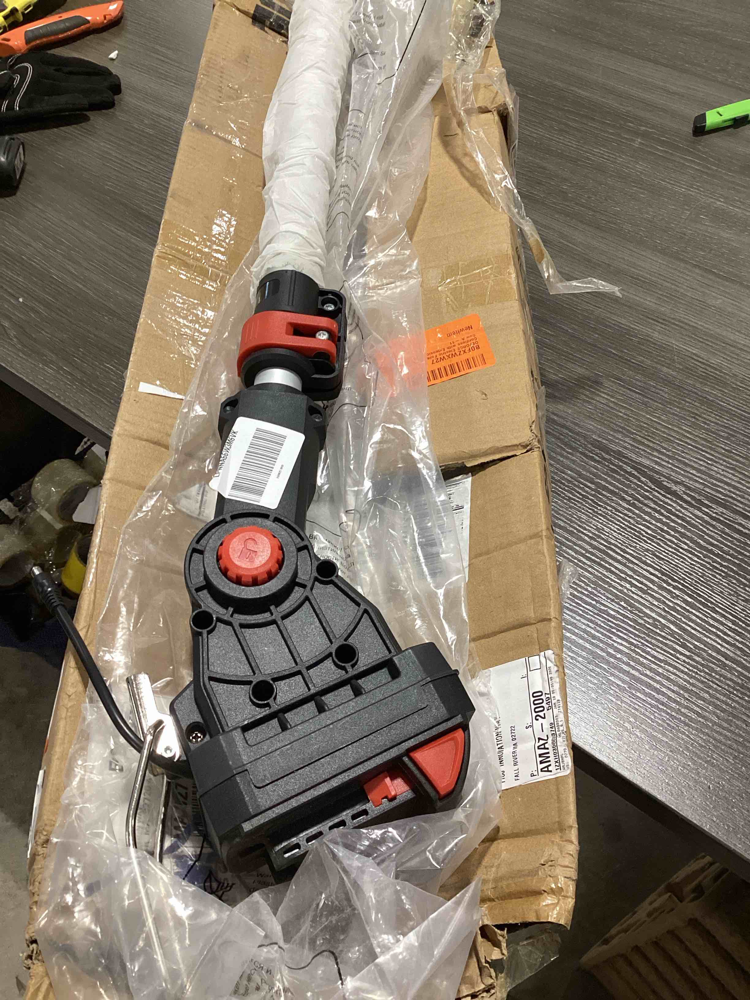 Condition photo showing As Is for craftsman v20 cordless pole saw, 14-foot, pole saws for tree trimming, up to 325 cuts per charge