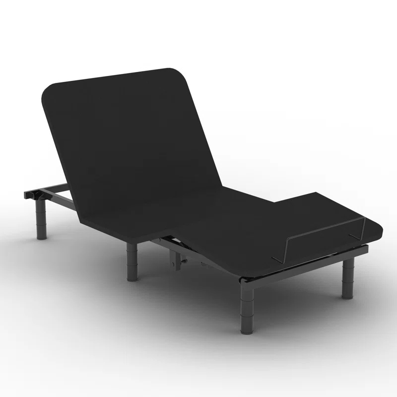 Boltz Adjustable Bed Frame with 5-Part Design & Adjustable Bed Legs