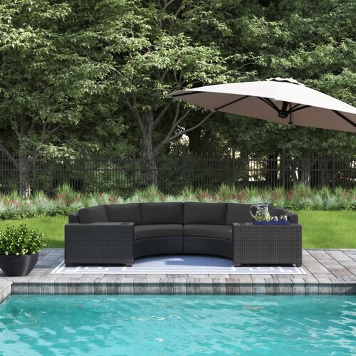 Tegan Wicker/Rattan 4 - Person Seat