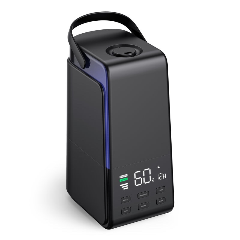 4l Quiet Humidifiers For Large Room,ultrasonic Cool Mist With Humidistat,plants Humidifier Indoor,easy Use,led Display,sleep Mode,large Room Bedroom/home/office/living Room