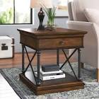 Abigaelle Floor Shelf End Table with Storage
