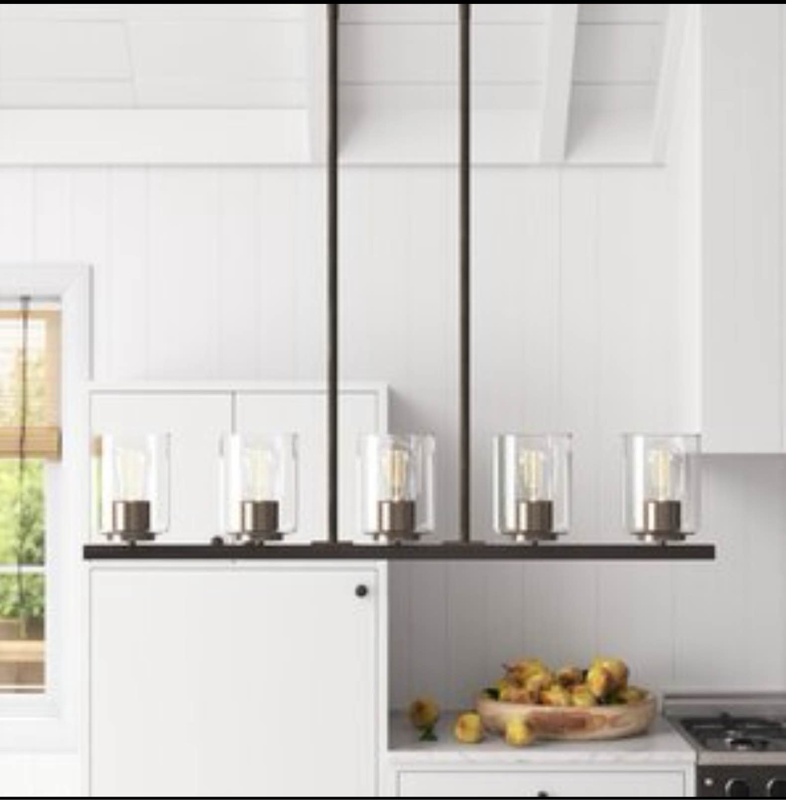 Raelyn 5 - Light Kitchen Island Linear Pendant