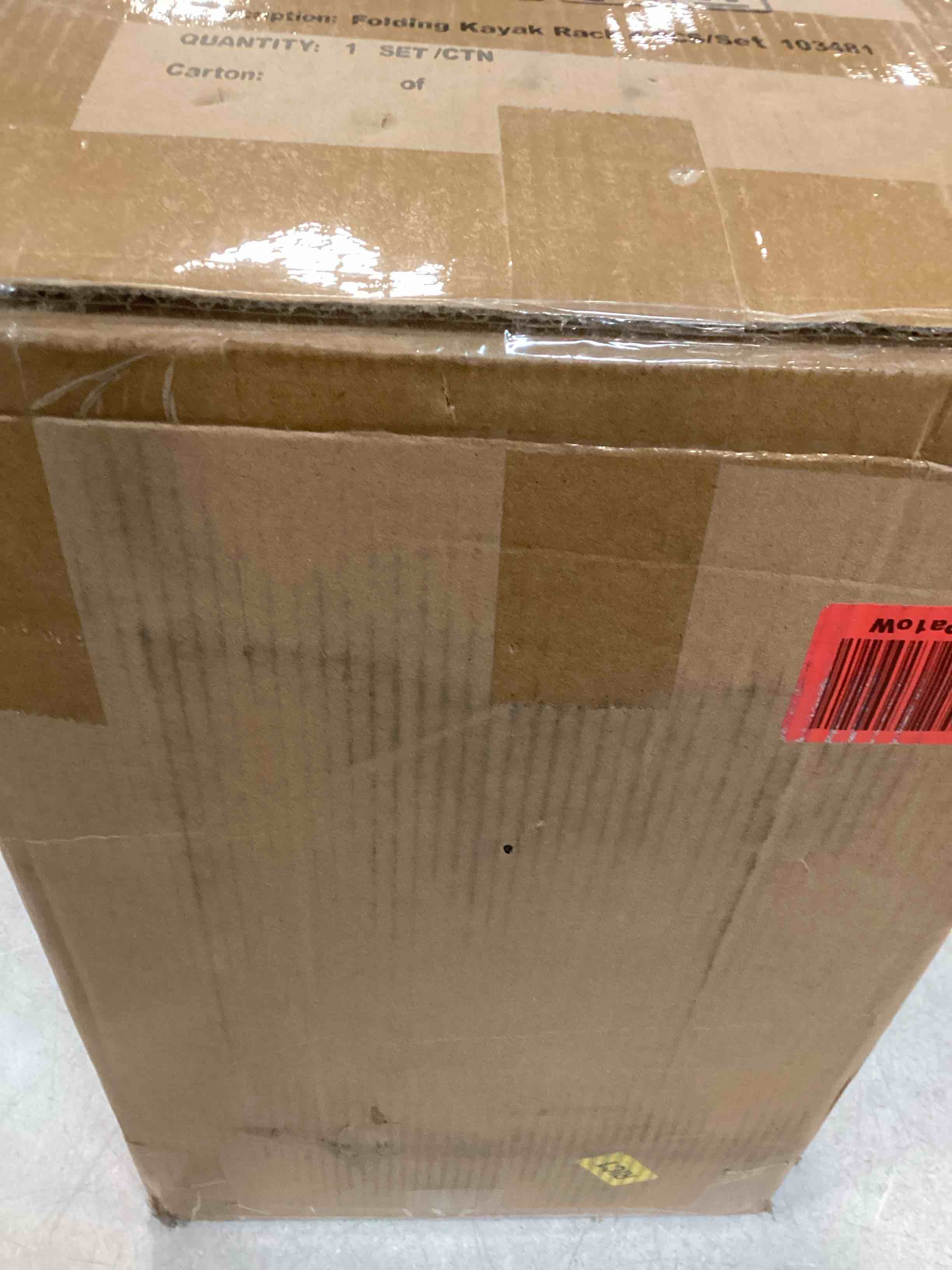 Leader Accessories Folding Kayak Rack 4 PCS/Set J Bar Car Roof Rack for