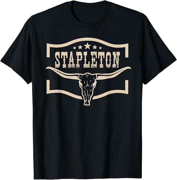 Vintage StapIeton Name Personalized 80s 90s Retro Style T-Shir
