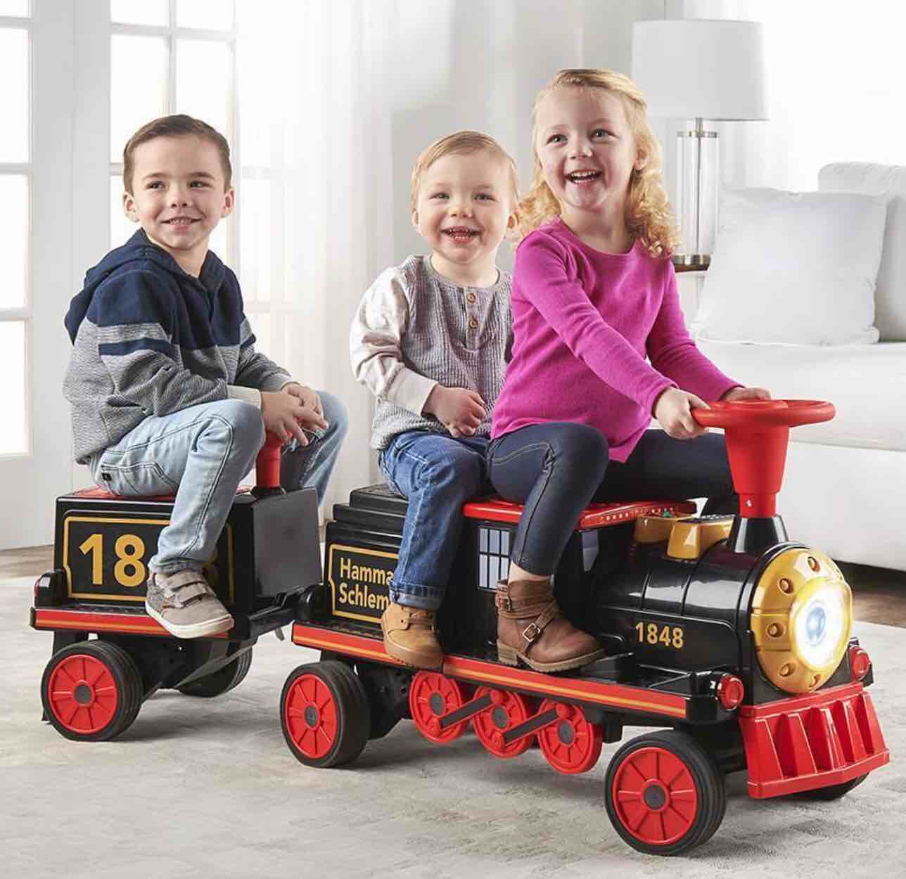 The Three Passenger Electric Ride On Train