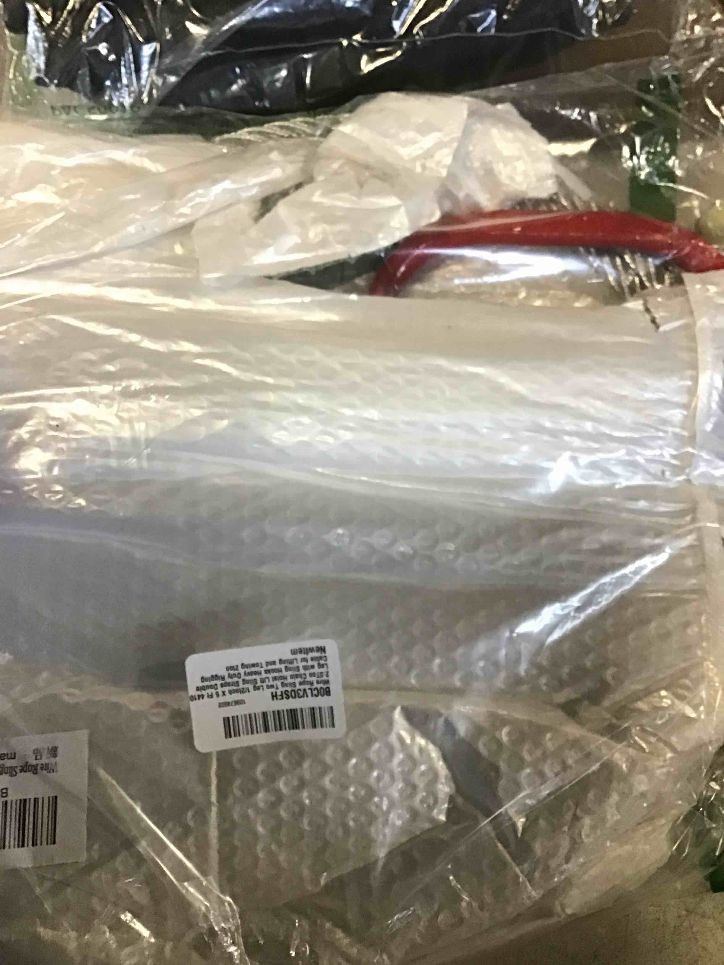 Condition photo showing Good Condition for Wire Rope Sling Two Leg 1/2Inch X 5 Ft 4410lb 2.0Ton Chain Hoist Lift Sling Straps Double Leg with Sling Hooks Heavy Duty Rigging Cable for Lifting and Towing?2ton? 11MM-2T