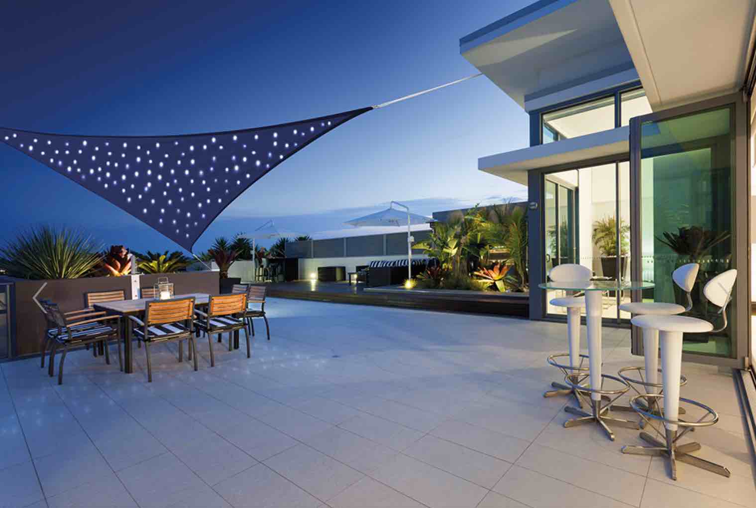 The LED Starry Night Sunshade (Triangle)