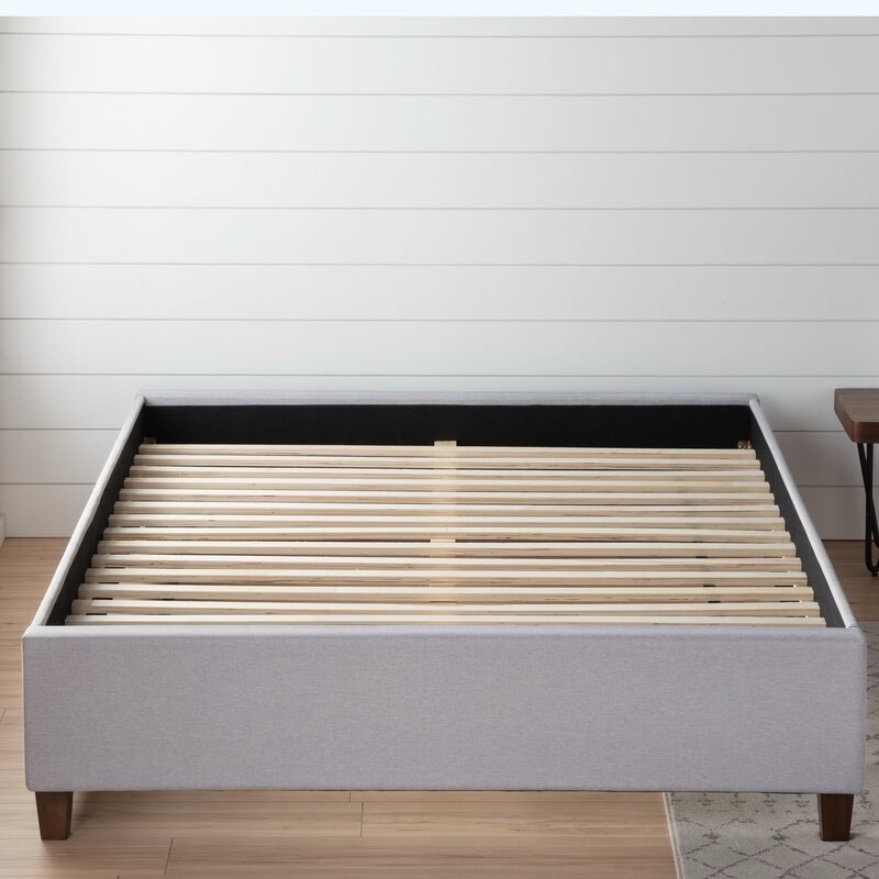 Hateya Upholstered Low Profile Platform Bed