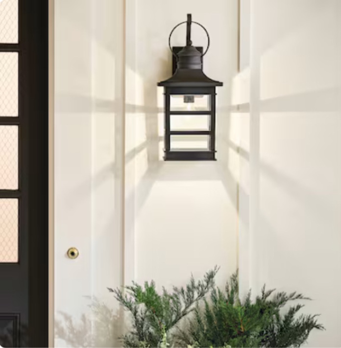 Kichler Outdoor 1-Light Rustic Wall Sconce - Zinc - 60W - 16.25-in 39537
