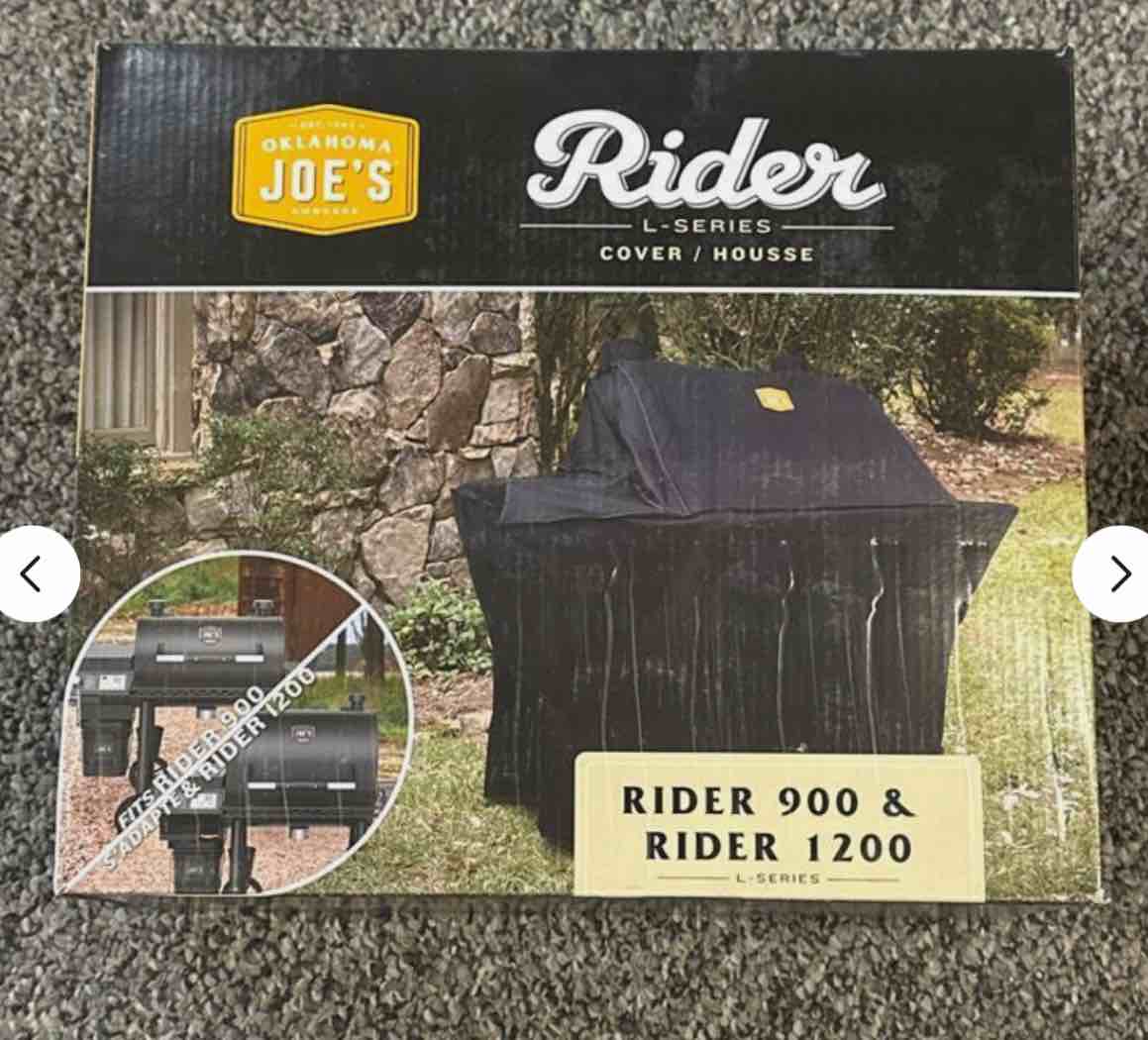 Oklahoma Joe's Rider DLX L-Series 55" W x 49" H Black Pellet Grill Cover