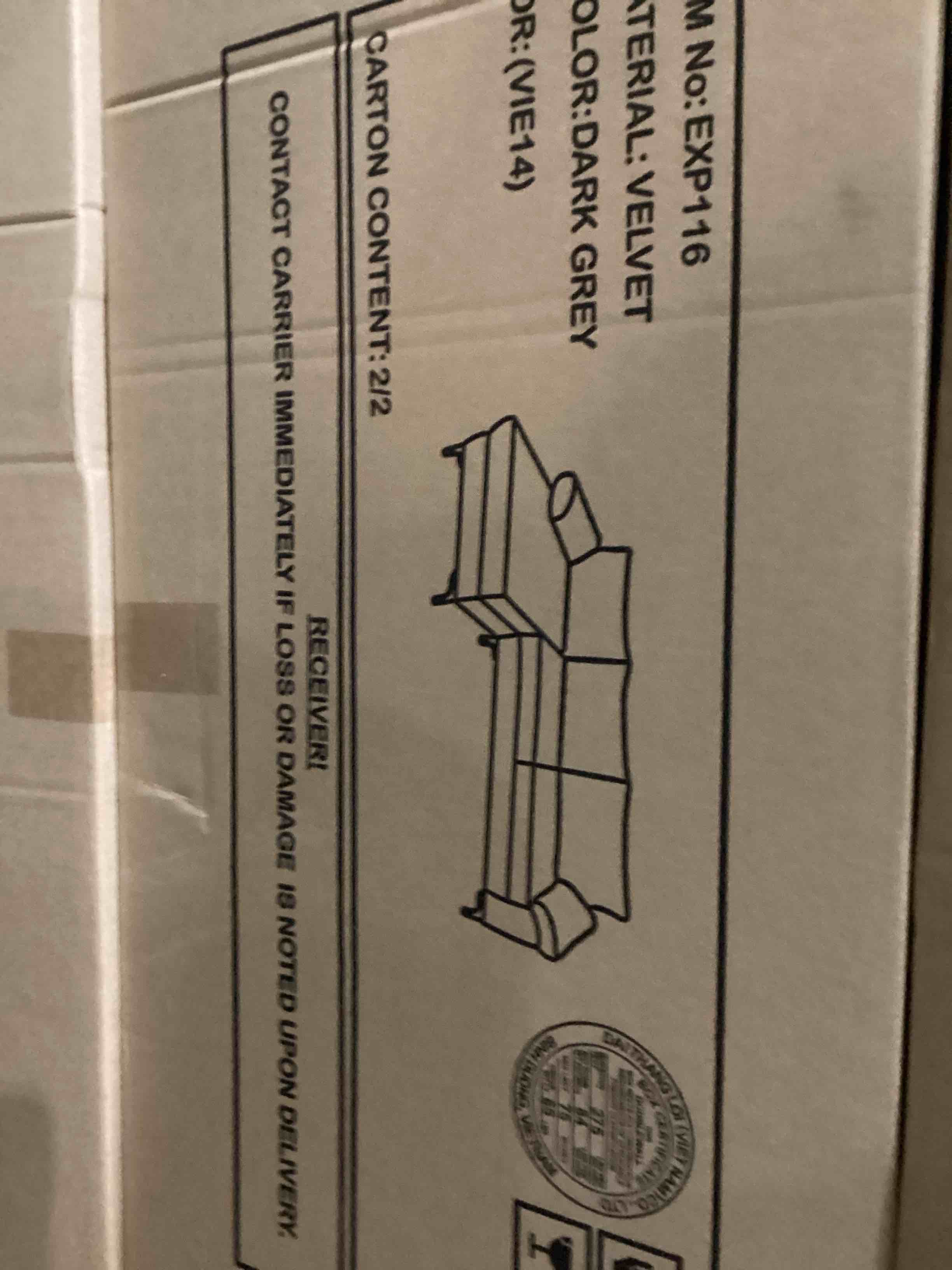 incomplete couch sectional
