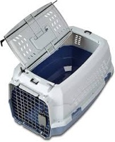 pet carrier, likely for cats or small dogs.