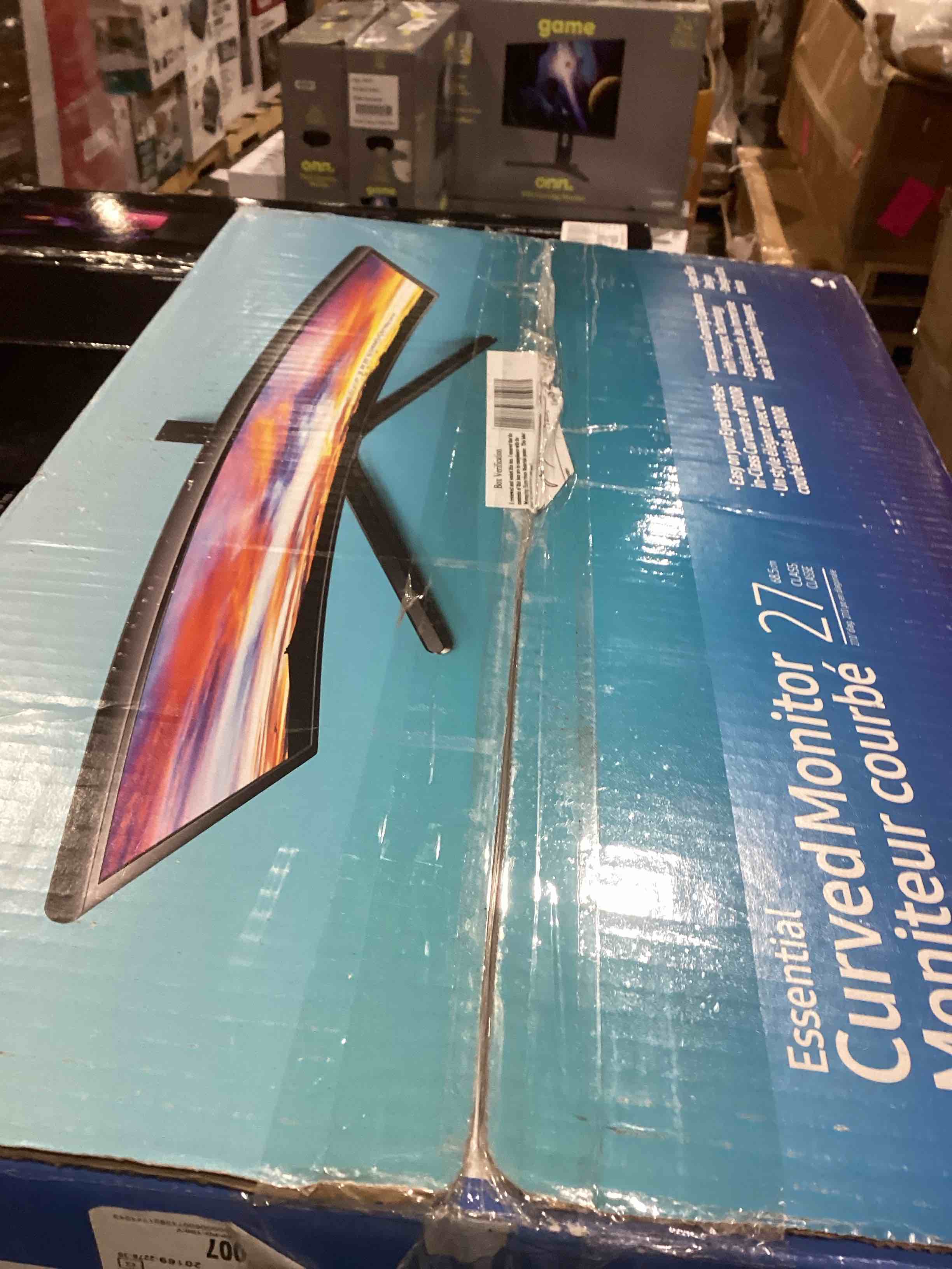 27 inch Samsung curved monitor 
