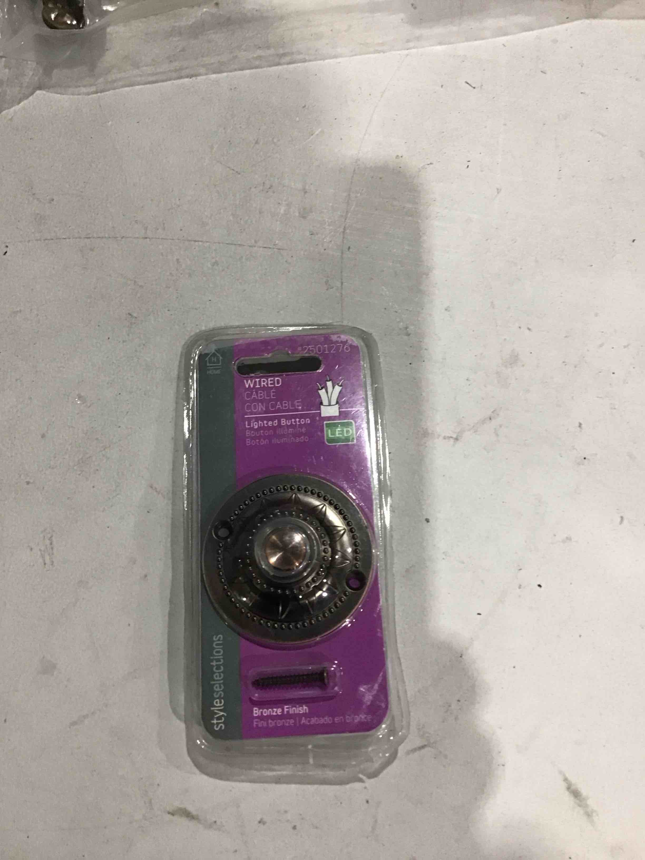 wired lighted button 