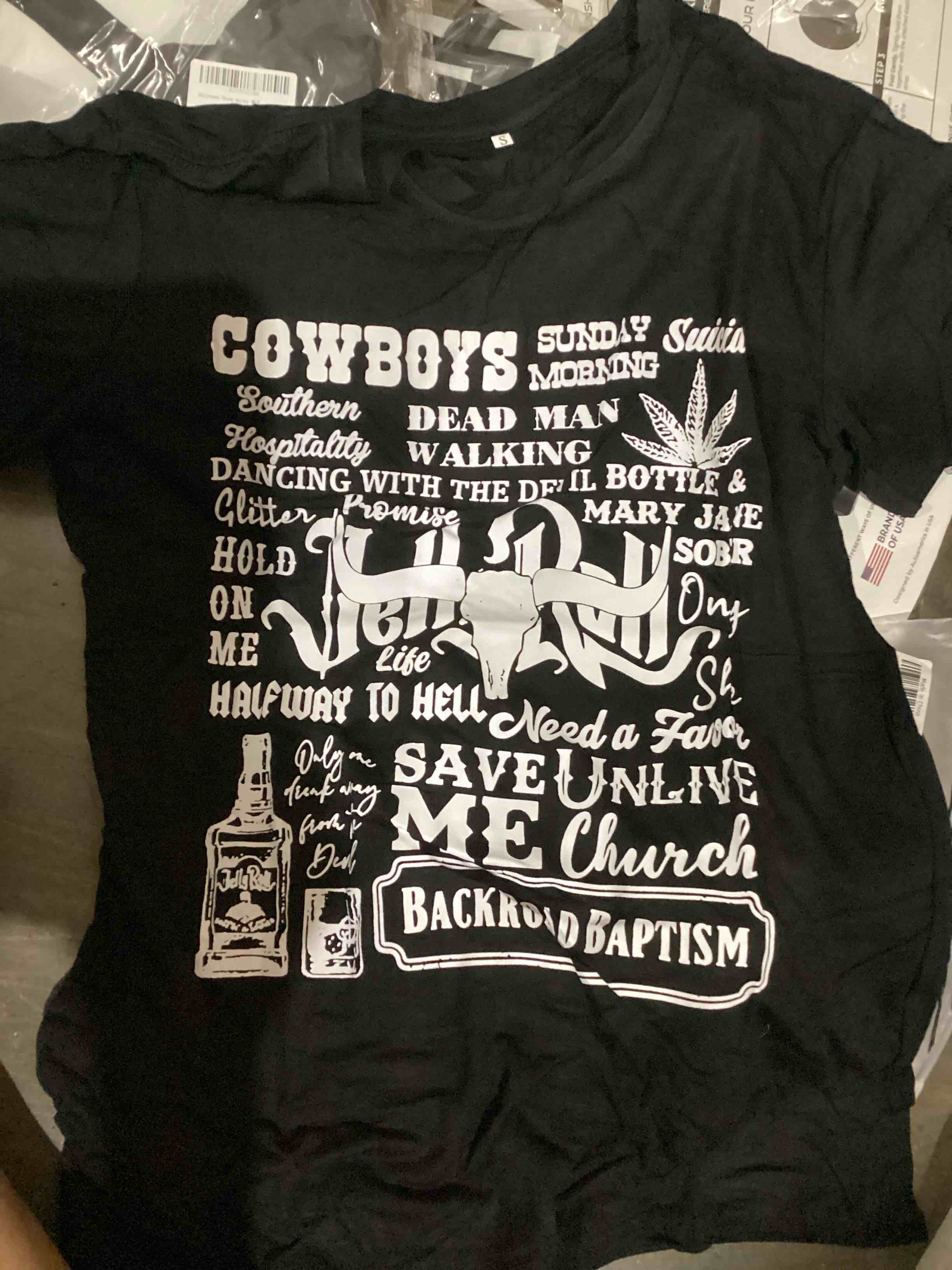 Women Rock Band T Shirt Vintage Country Music Shirt Something in The Orange Concert Outfit Short Sleeve Tops Small B-black