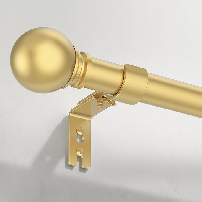 Gold Curtain Rods for Windows