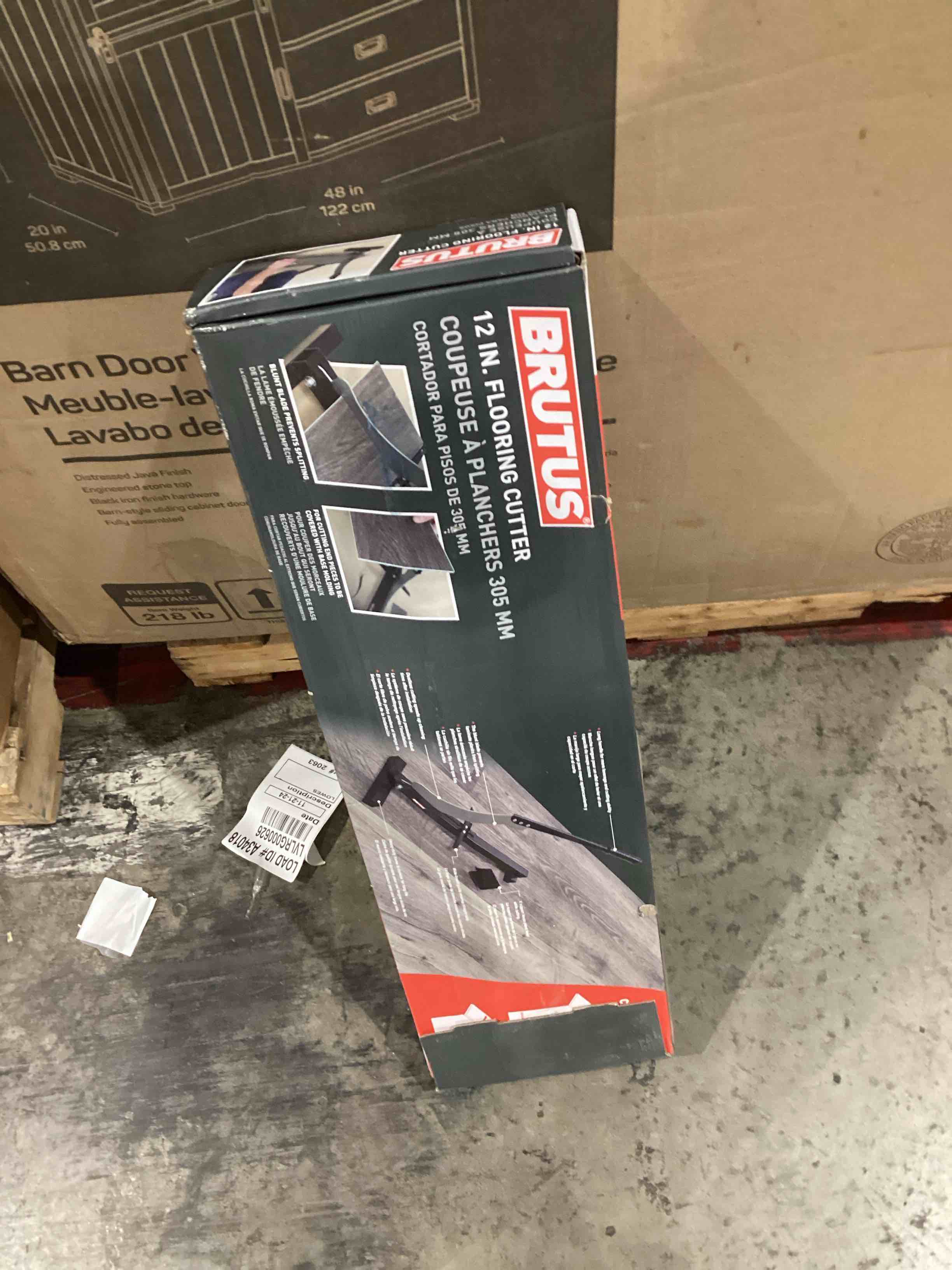 Brutus 12 in floor cutter