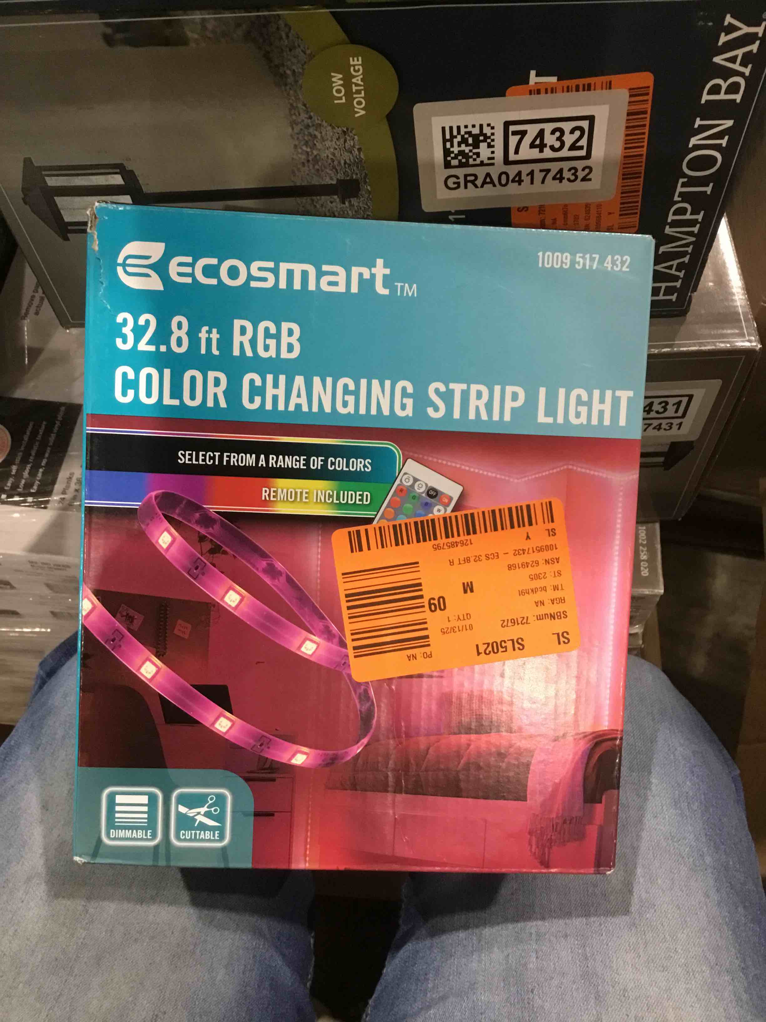32.8ft RGB color changing strip light