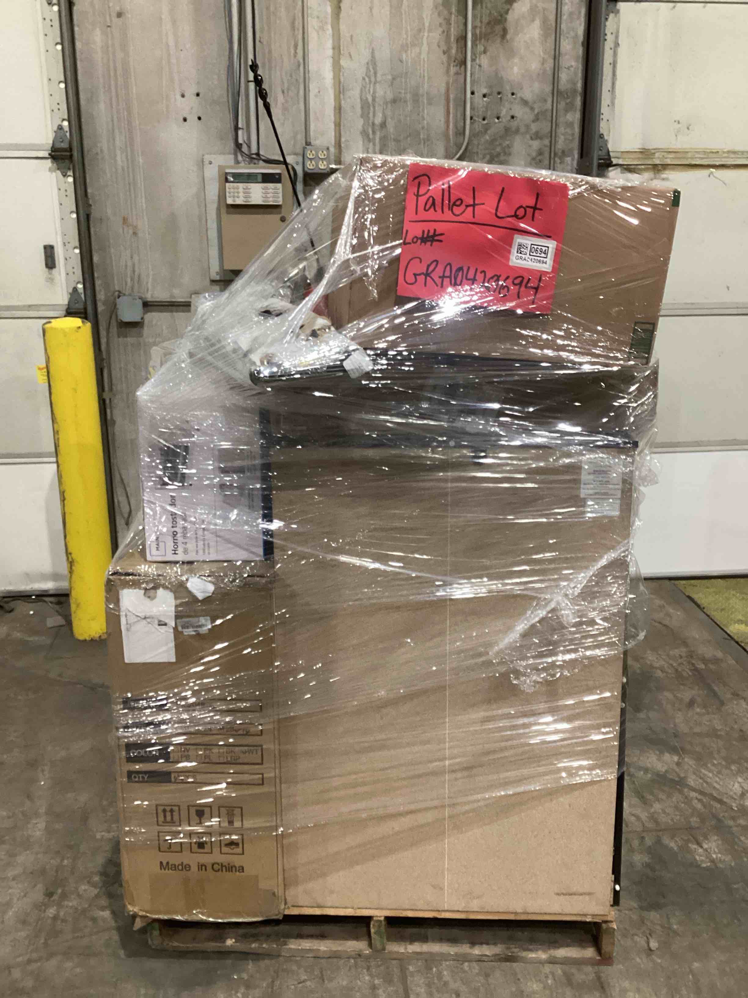 Full Pallet of various merchandise in various conditions