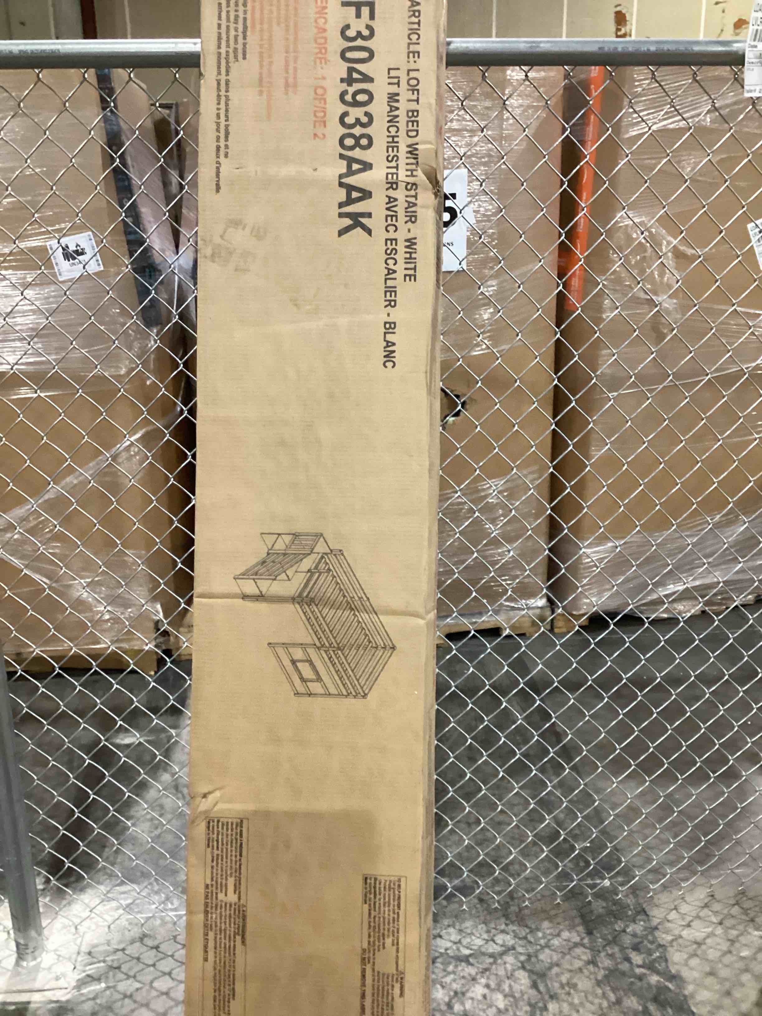 METAN Metal Loft Bed with Desk, Metal Loft Bed Frame with LED Light, Metal Bed with Desk with Charging Outlets, Noise-Free, Space-Saving, Black, Assembly Required