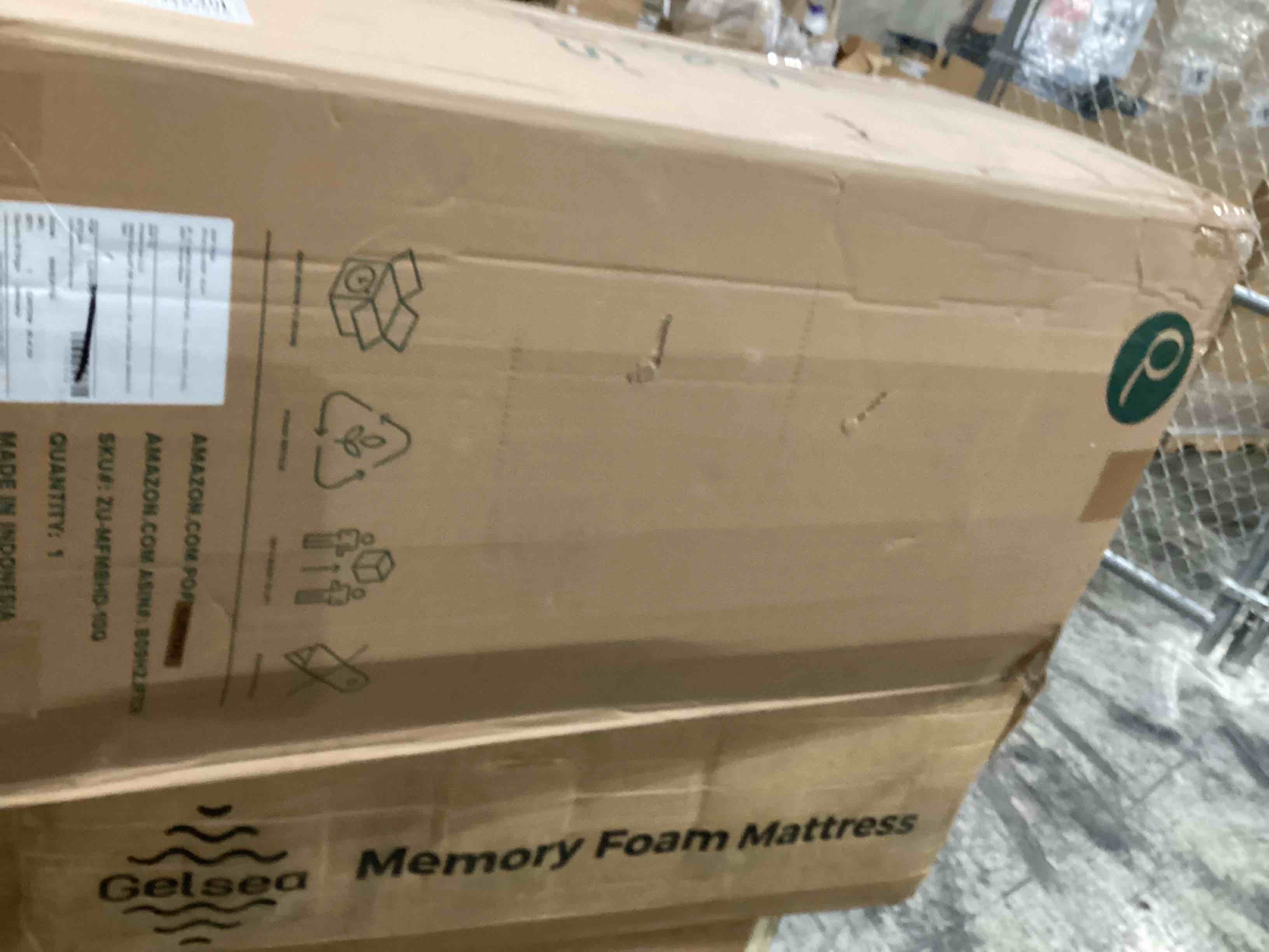 Zinus 12 Inch Green Tea Memory Foam Mattress [New Version], Fiberglass Free, Medium Firm Feel, Zoned Pressure Relief, Certified Safe Foams & Fabric, Bed-in-A-Box, California King