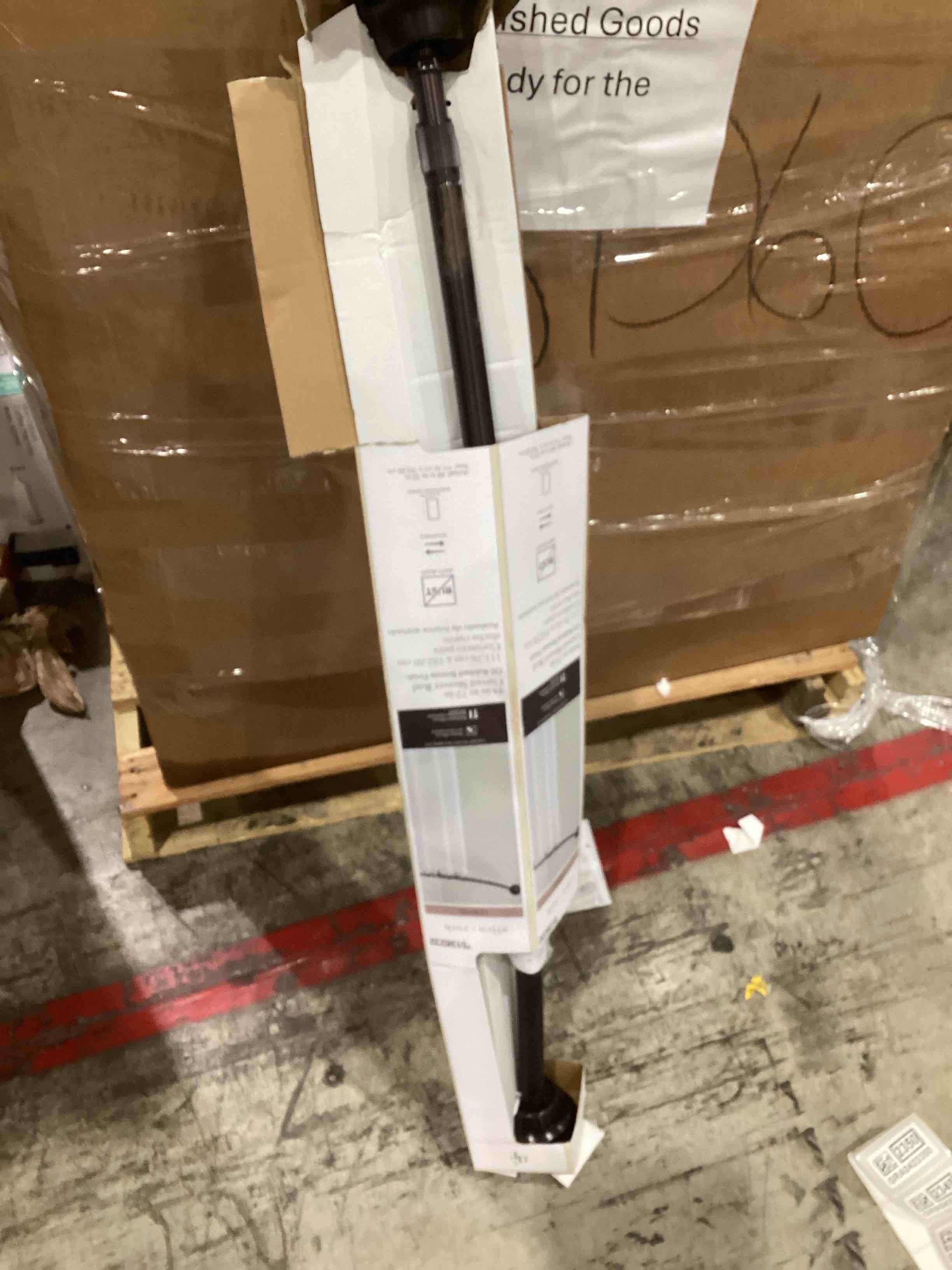 YNL Curved Shower Curtain Rod 35-82In(2.9-6.8Ft), Matte Black Rounded Rustproof Shower Rod for Bathroom Bathtub, Adjustable Arched Shower Rod, Never Rust|Extra Space|Non-Slip|Expandable|Need to Drill