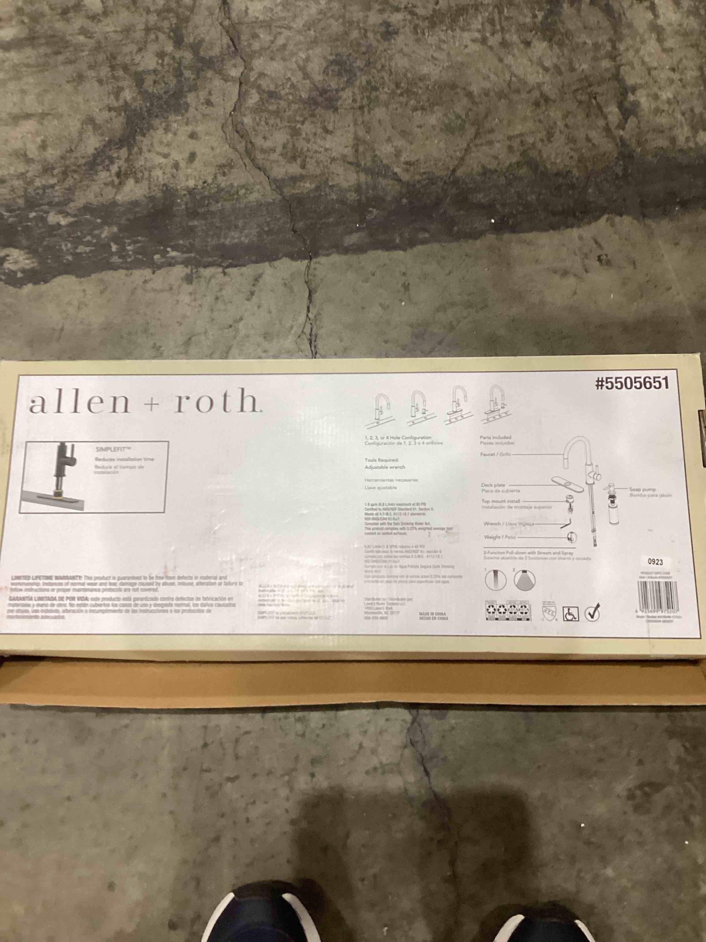 In 100+ carts last week allen + roth Harlow Spot Free Stainless Steel Single Handle Pull-down Kitchen Faucet with 