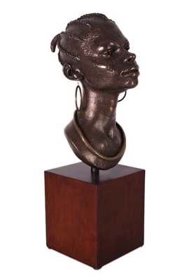 Ulrica African Bust on Stand