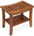 30" W Teak Shower Bench