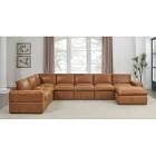 ((incomple missing pieces only 1 box )jSorley 159" Wide Microfiber/Microsuede Right Hand Facing Modular Corner Sectional