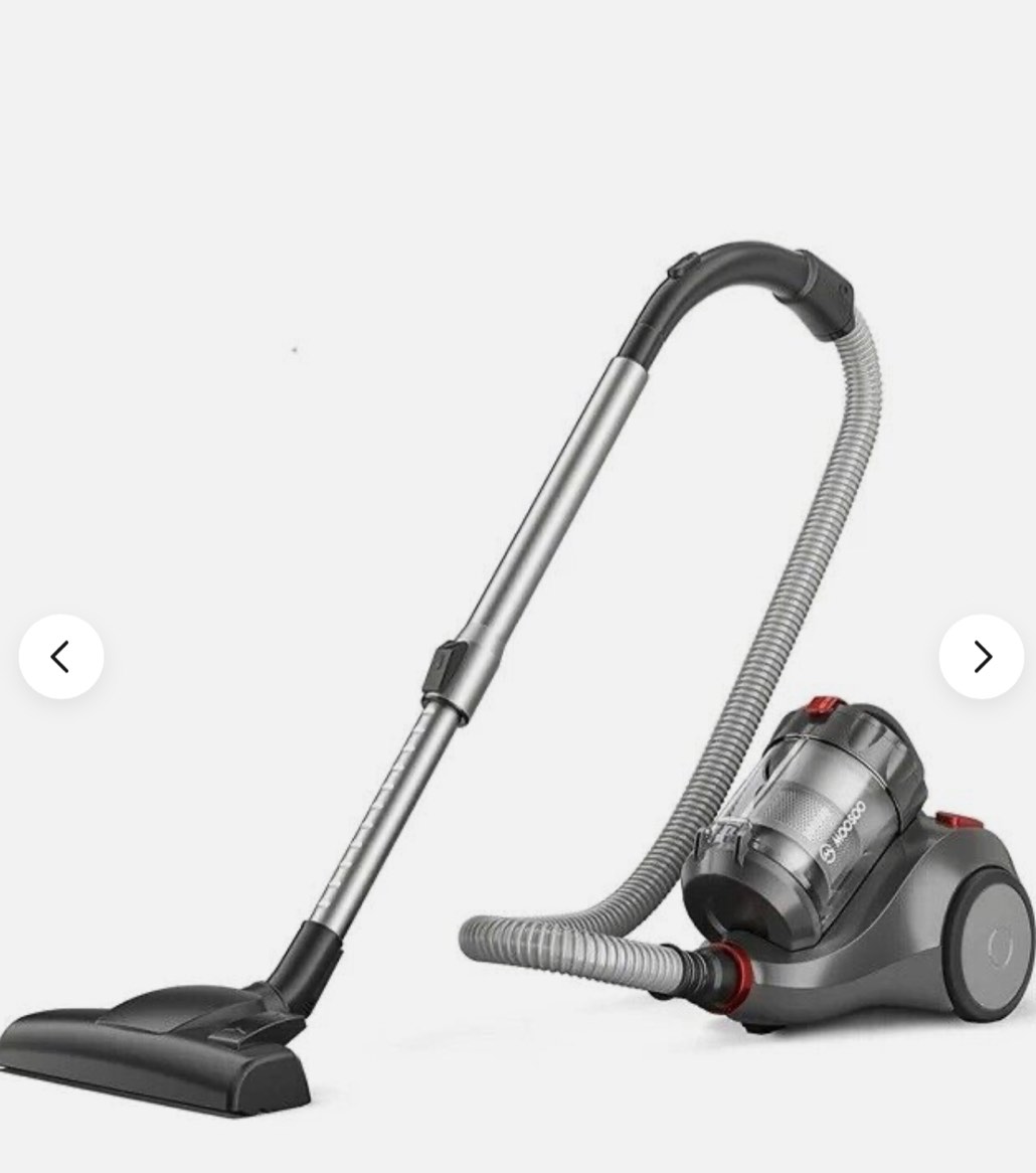 Moosoo MS155 Canister Vacuum, 19 KPA Bagless Canister Vacuum