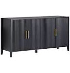 Condola 63.1" Sideboard, storage credenza, buffet cabinet, dining cabinet with Metal Handles
