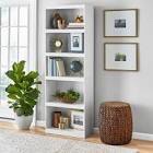 Mainstays Framed 5-Shelf Bookcase, White