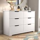 Aroob 6 Drawer Dresser 47.24'' White 