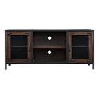 Matthew 54-In Media Console in Industrial Brown - Cabinet Only