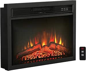 24'' W Electric Fireplace