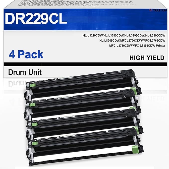 brother genuine dr229cl drum unit  up to 30 000 page yield