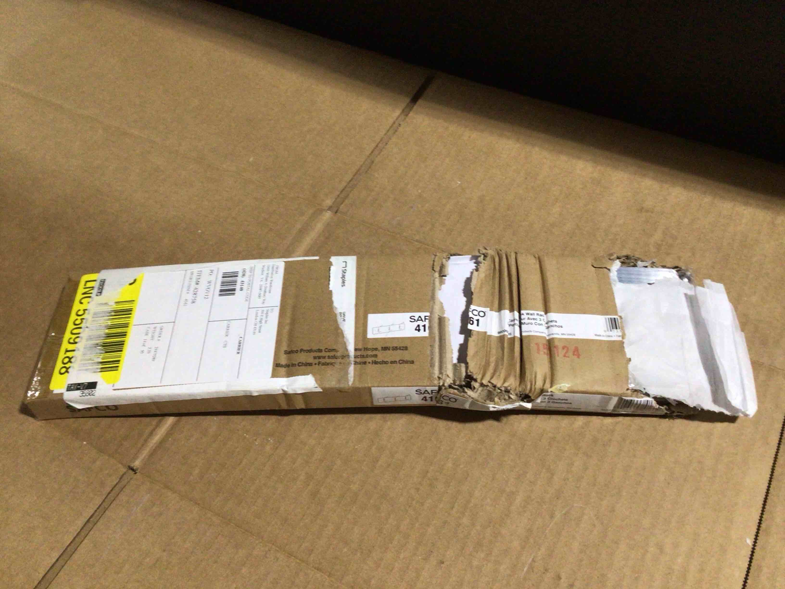 Safco  Saf4161 Wall Plates for 3-Hook Contemporary Steel Coat Hooks