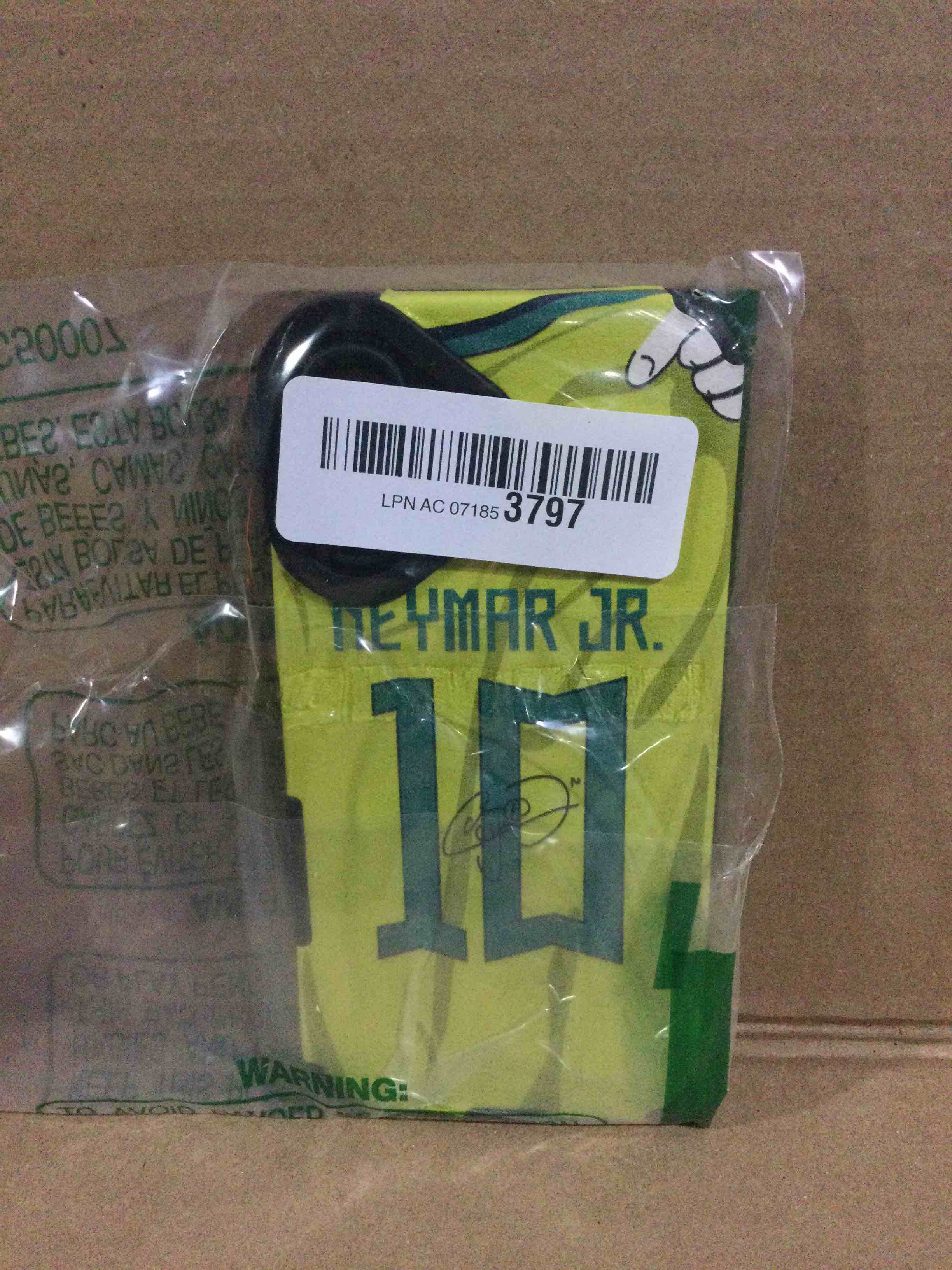 Slrioks Neymar Jersey Phone Case Creative Soccer Case for iPhone 16 Thin Soft Imitation Leather Shoc