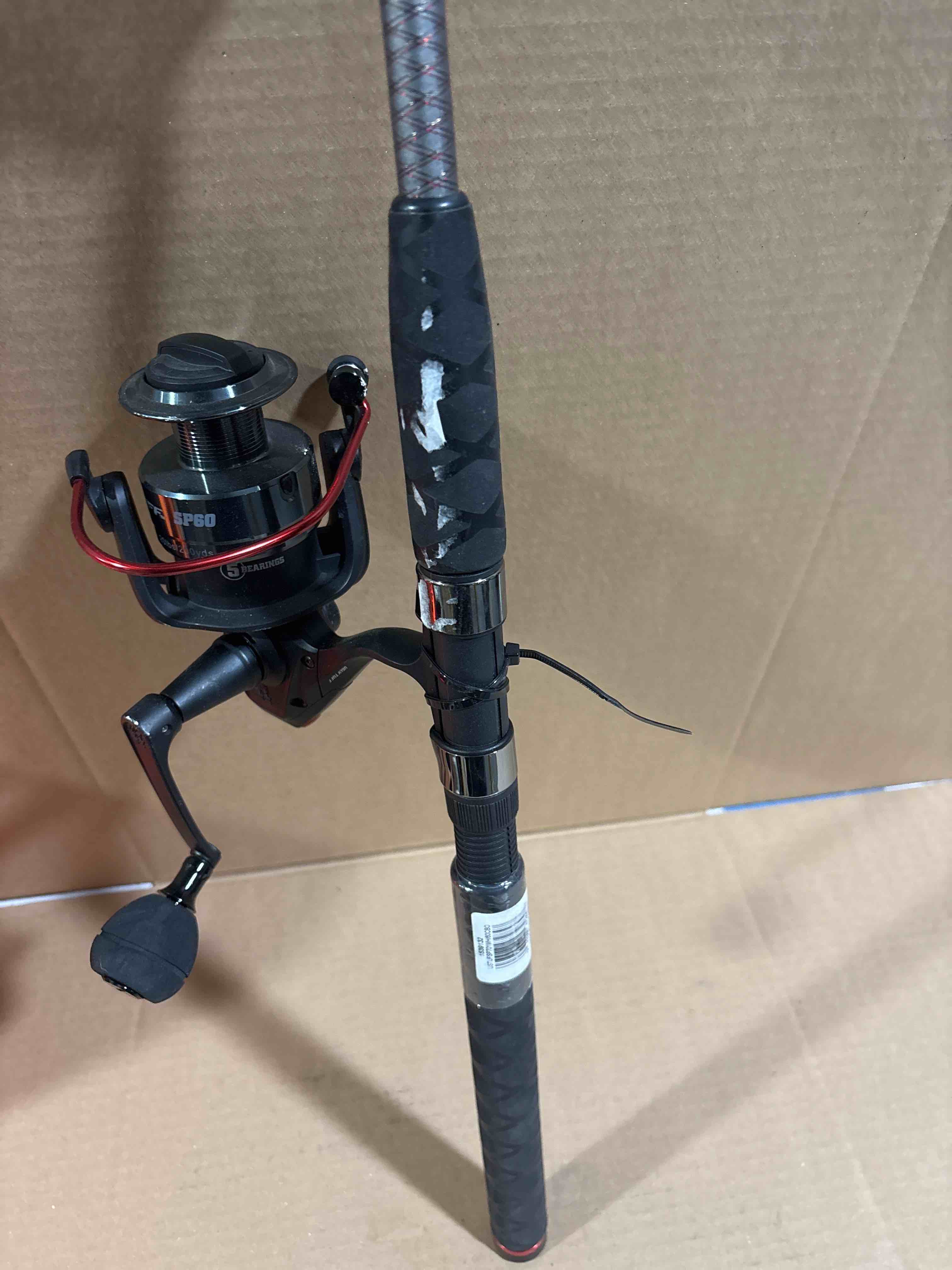 Condition photo showing New/Like New for Ugly Stik 7’ Ugly Tuff Fishing Rod and Reel Spinning Combo Medium Heavy