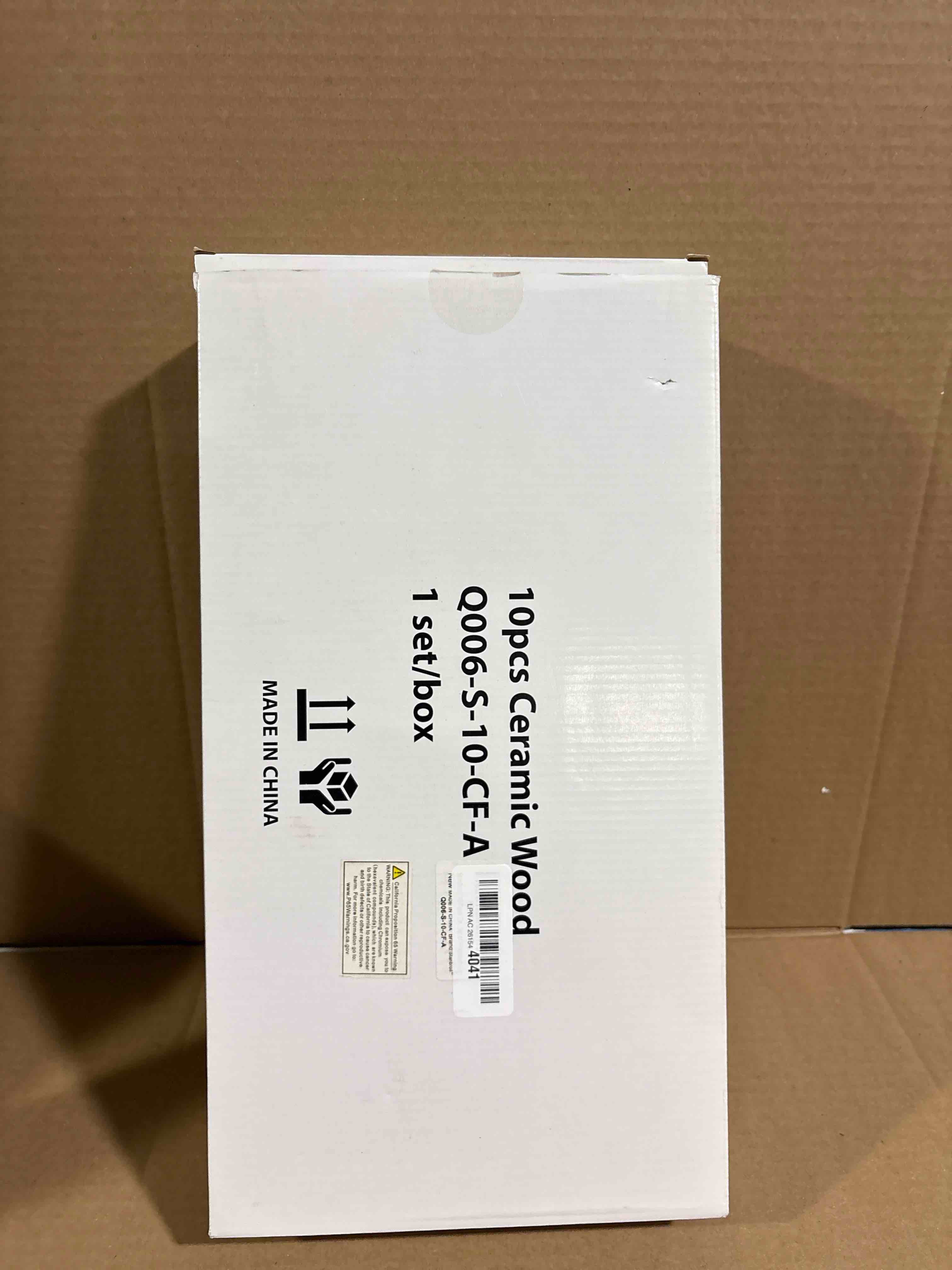 Condition photo showing New/Like New for Stanbroil Small Ceramic Gas Logs, 10 Piece Set of Decoration Ceramic Wood Logs for All Types of Ventless, Gel, Ethanol, Electric, Gas Inserts, Propane, Indoor or Outdoor Fireplaces & Fire Pits
