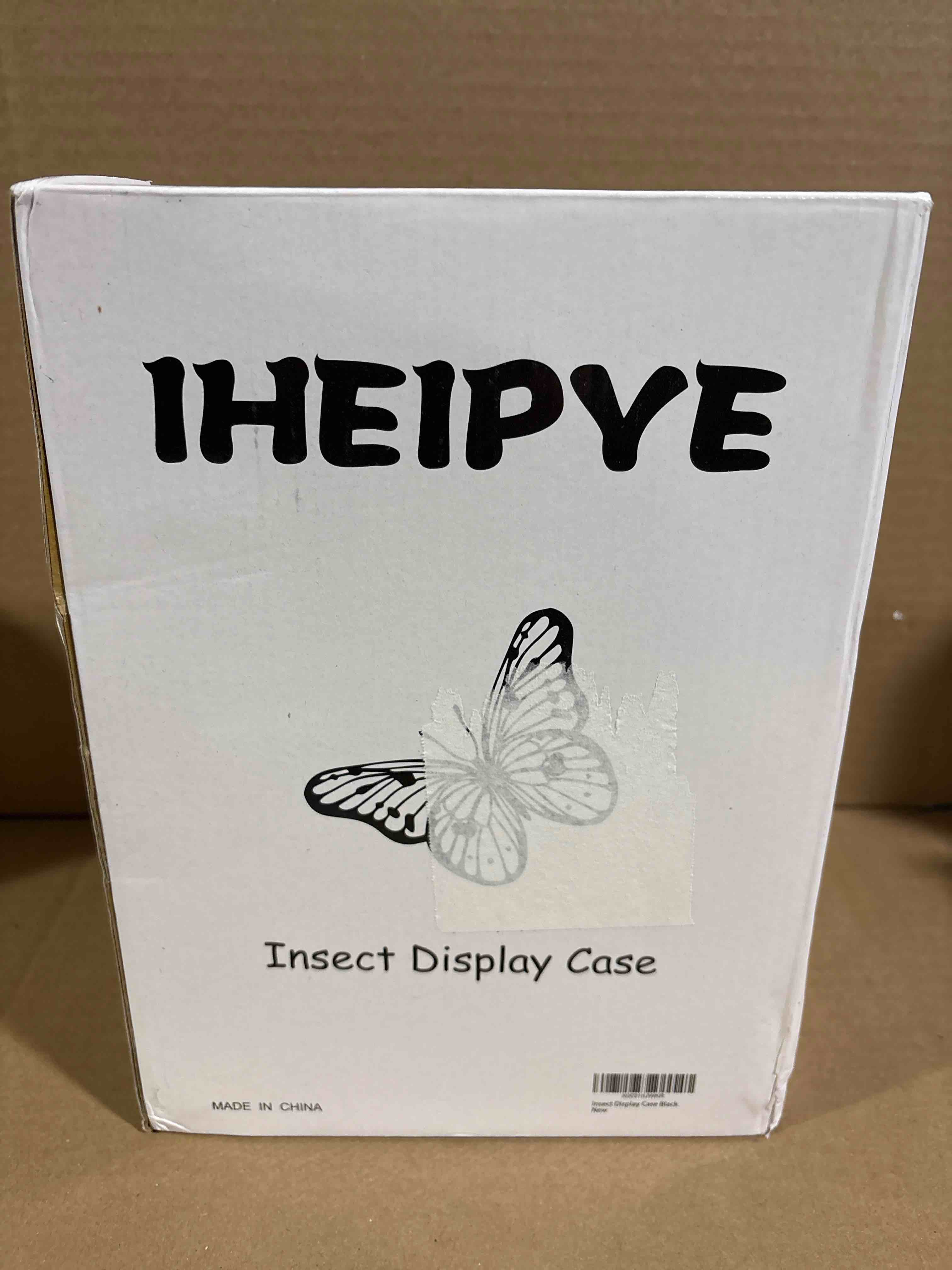 Condition photo showing New/Like New for IHEIPYE Insect Display Case Wall Mount Bug Display Case Collection Box for Butterfly Specimen with Anti Fade UV Protection Acrylic Top Eva Foam Pinning Board and 3 Sizes Pins Insect Shadow Box Standard-Black