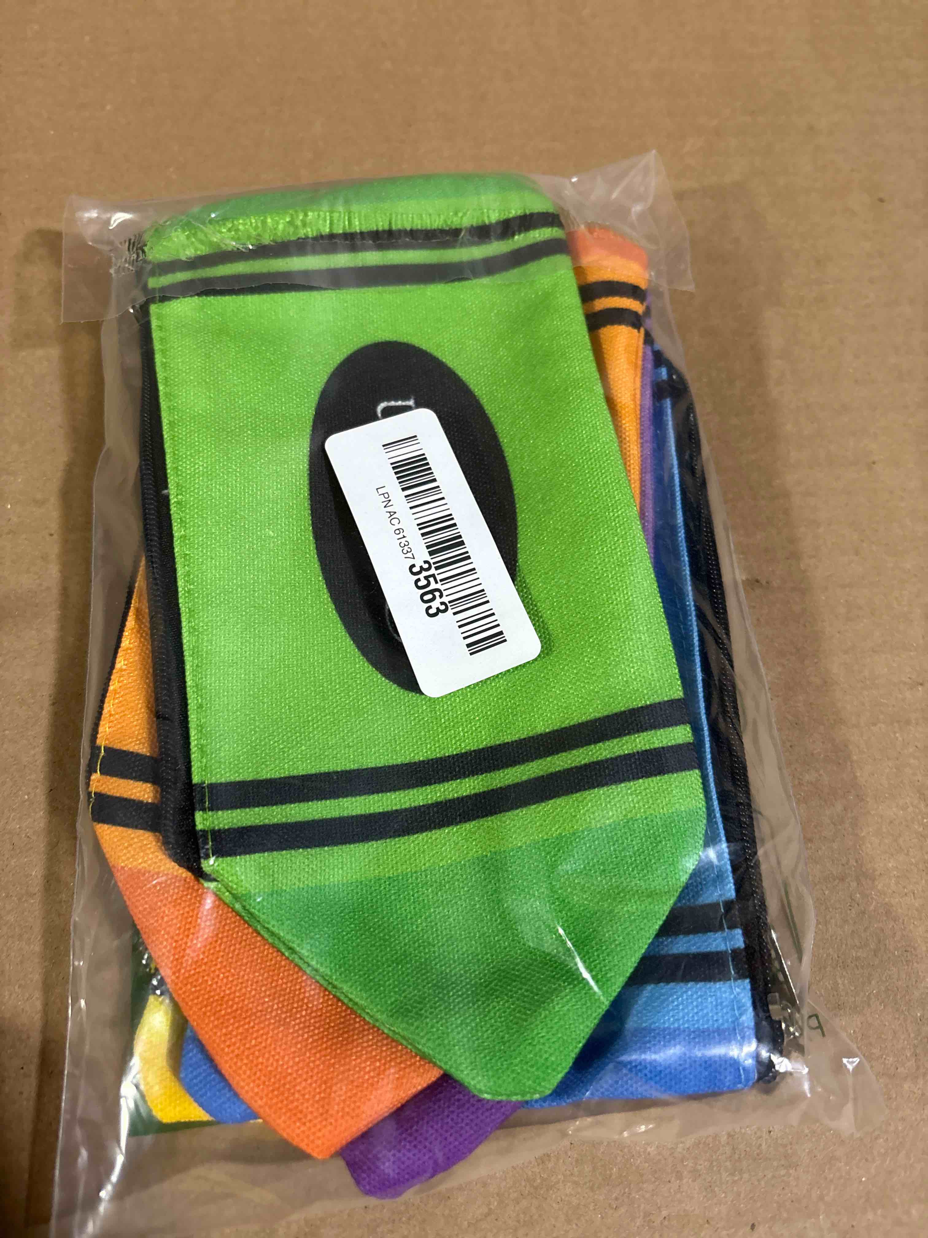 Condition photo showing New/Like New for 6 PCS Back to School Gifts Pencil Pouch Case Bulk Teacher Appreciation Gifts Set Crayon Case Kawai Pouch Portable Crayon Bag with Zipper Cute Pen Pouch Bag for Stationery Organizer