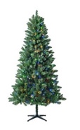 7.5 ft Pre-Lit Kennedy Fir Artificial Christmas Tree with 400 Color-Changing