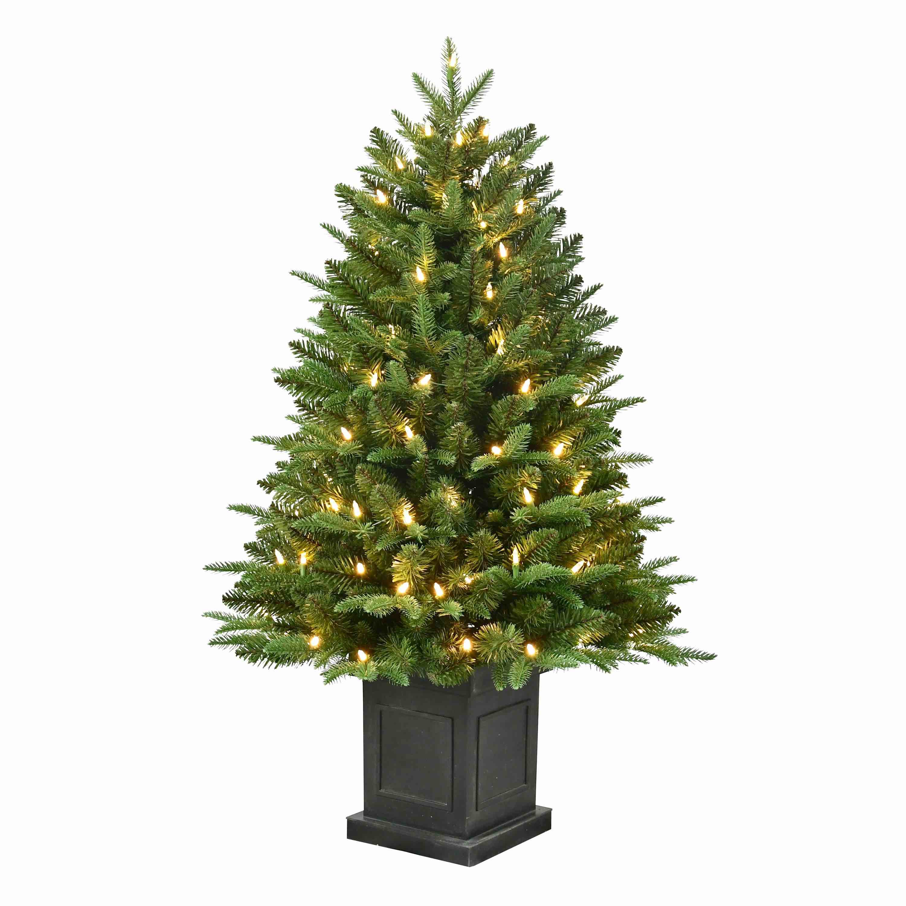 3.5 foot pre lit porch Christmas tree 