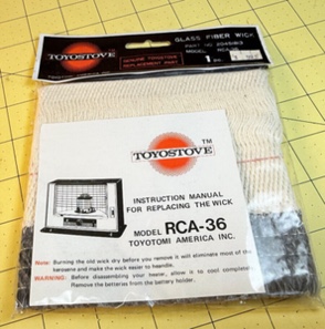  Pack of 5 Genuine TOYOSTOVE/KERO?SUN No. 20451813 OEM Kerosene Heater Glass Fiber Wick 