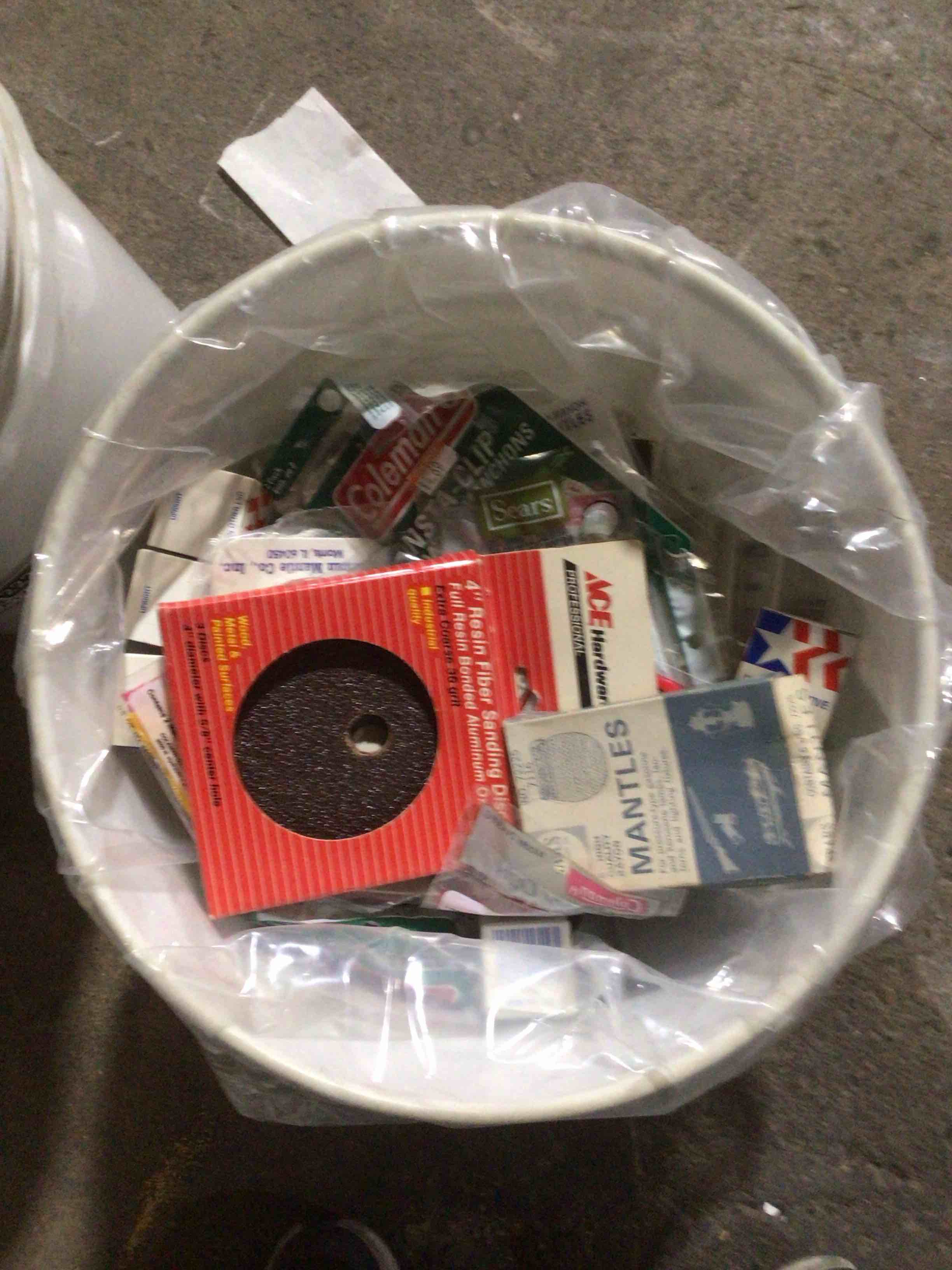 box lot of miscellaneous items